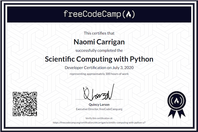 Scientific Computing with Python